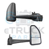 2022–2025 Peterbilt 579 Passenger Side (RH) Door Mirror Assembly with Black Cover